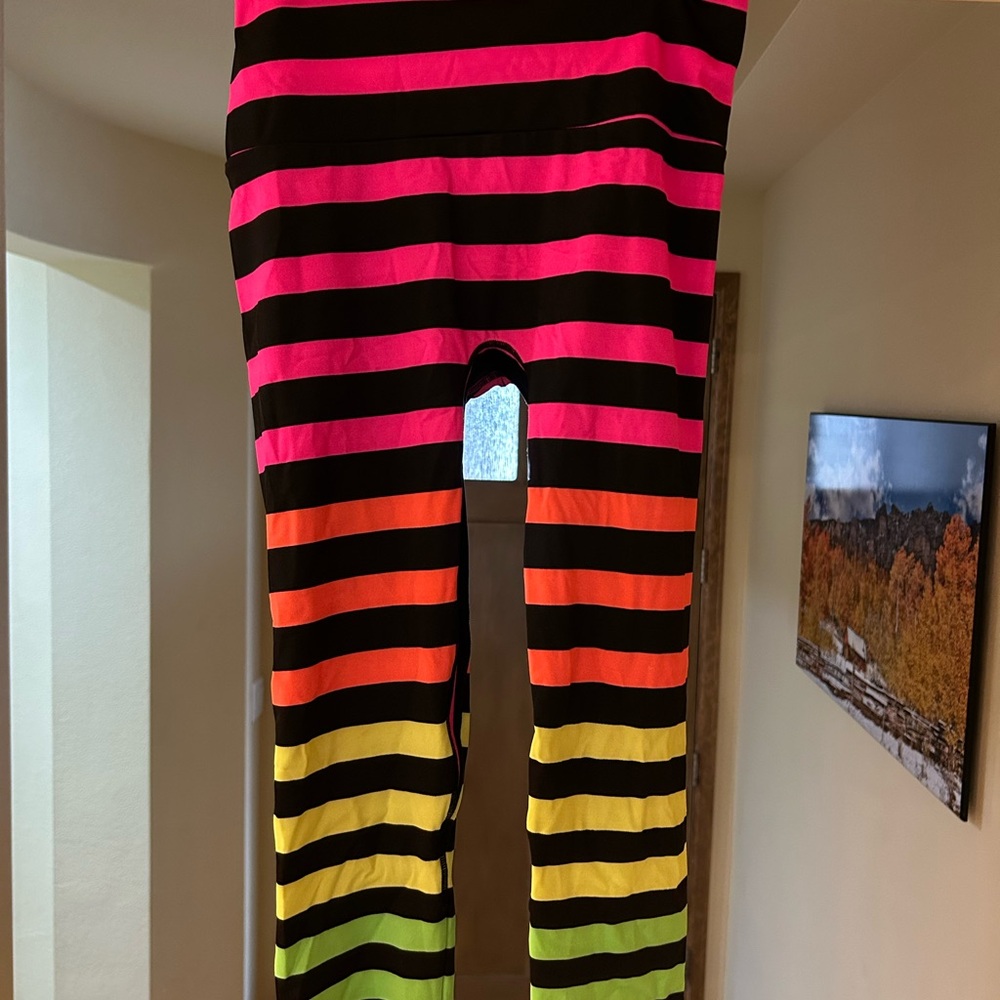 K-DEER Multicolor Striped Leggings